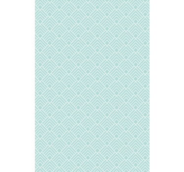 Scandinavian wallpaper light blue zigzag lines - TenStickers