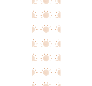 Scandinavian wallpaper abstract minimal sun - TenStickers