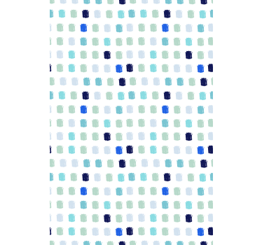 Scandinavian wallpaper in varying shades of blue - TenStickers