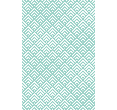Scandinavian wallpaper with irregular aquamarine lines - TenStickers