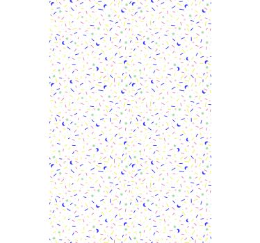 Scandinavian wallpaper colorful sprinkles design - TenStickers