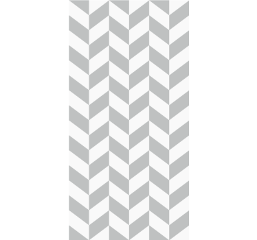 Scandinavian wallpaper white and grey herringbone - TenStickers