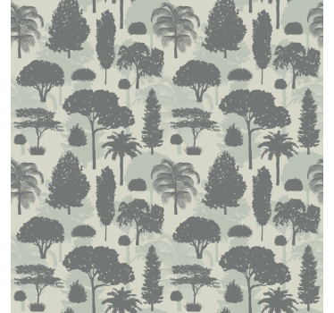 Scandinavian wallpaper nordic tree pattern design - TenStickers