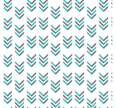 Scandinavian wallpaper blue arrows - TenStickers