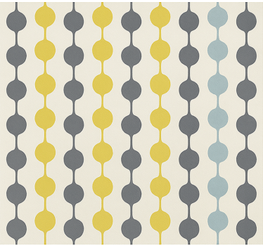 Scandinavian wallpaper hanging colorful circles - TenStickers