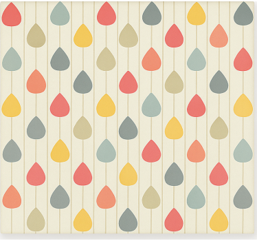Scandinavian wallpaper in vibrant cascading raindrops - TenStickers