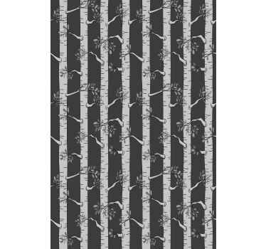 Tree wallpaper bright scandinavian style trees - TenStickers