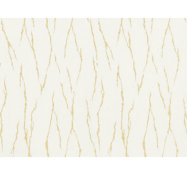 Master bedroom wallpaper white marble with gold - TenStickers