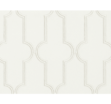 Master bedroom wallpaper white panel - TenStickers