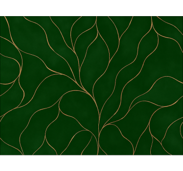 Master bedroom wallpaper green and gold marble texture - TenStickers