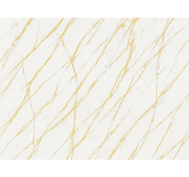 Master bedroom wallpaper white stone with gold veins - TenStickers