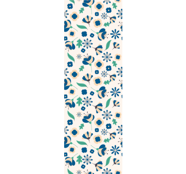 Bedroom wallpaper in french provincial white floral pattern - TenStickers