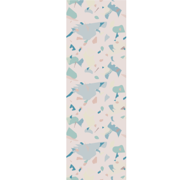 Bedroom wallpaper terrazzo tiles and slabs design - TenStickers