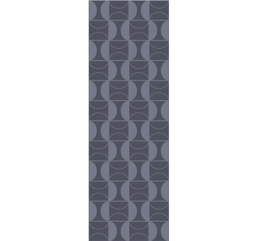 Bedroom wallpaper in blue japandi design - TenStickers