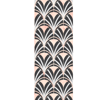 Bedroom wallpaper art deco marble effect design - TenStickers