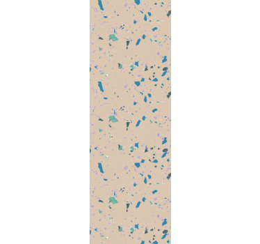 Bedroom wallpaper colorful terrazzo stone - TenStickers