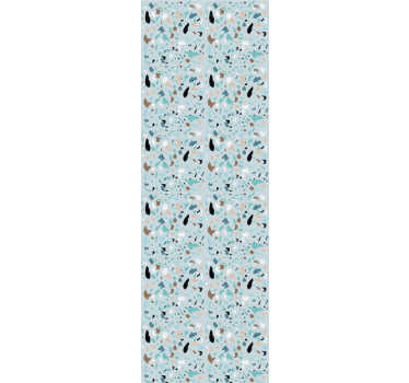 Bedroom wallpaper in terrazzo style design - TenStickers