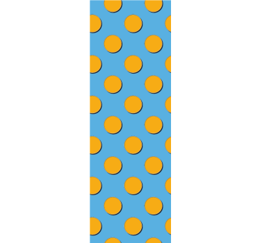 Bedroom wallpaper retro dots pattern abstract design - TenStickers
