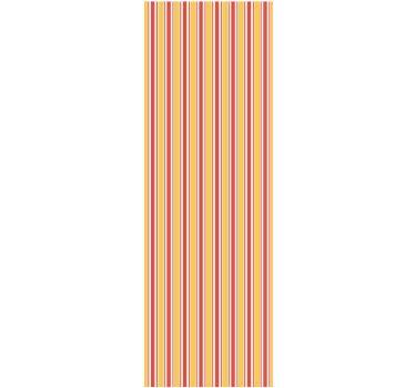 Bedroom wallpaper in warm tones with stripes - TenStickers