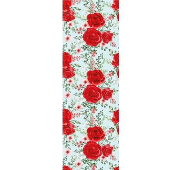 Bedroom wallpaper in grandmillennial floral style - TenStickers