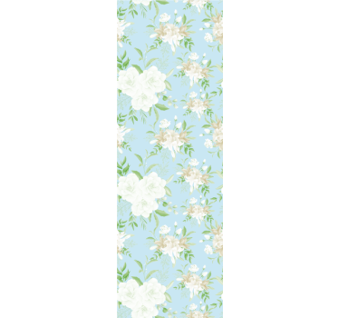 Wild floral grandmillenial style bedroom wallpaper - TenStickers