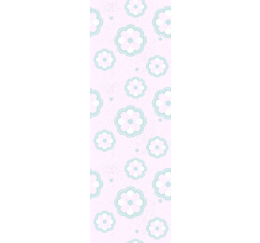 Bedroom wallpaper in pink shabby chic pattern - TenStickers