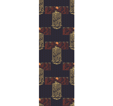 Bedroom wallpaper african style abstract waterfall - TenStickers