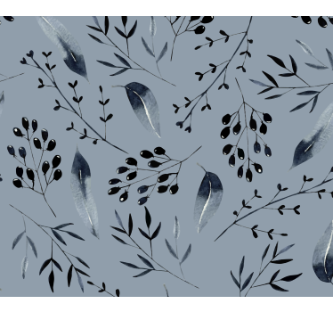 Nature wallpaper grey trees - TenStickers