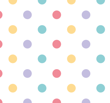 Colorful confetti Moon Wallpaper - TenStickers