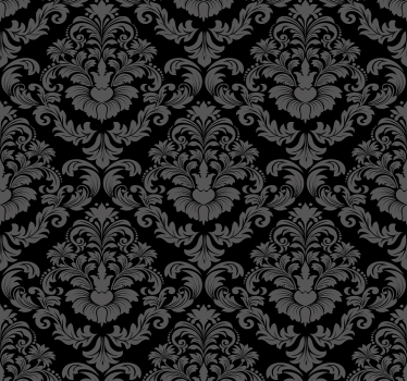 Black wall and figures Bedroom Wallpaper - TenStickers