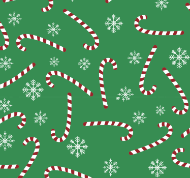 Candy Christmas Childrens Wallpaper - TenStickers