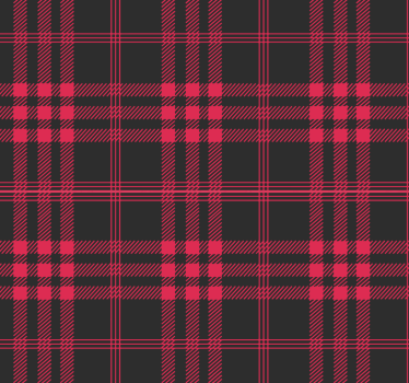 Christmas Tartan Pattern Horizontal Pattern Wallpaper - TenStickers