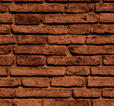 Brown Brick effect wallpaper - TenStickers