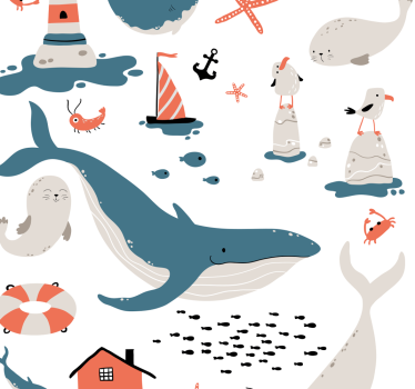 Under the Sea Kids Wallpaper - TenStickers