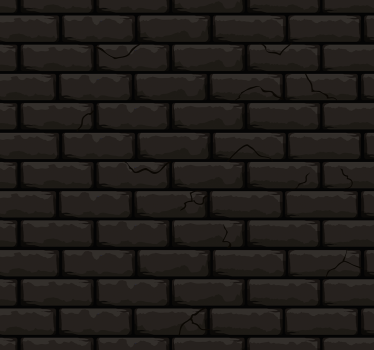 Darkness Brick effect wallpaper - TenStickers