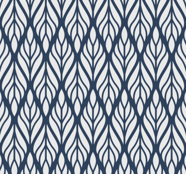 Geometric Pattern leaf wallpaper - TenStickers