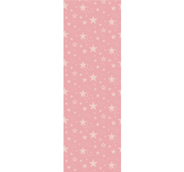 Light pink stars on dark pink Starry Wallpaper - TenStickers