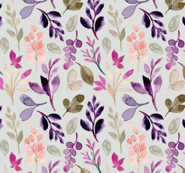 Floral soft colour Nature Wallpaper - TenStickers