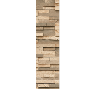 Stone effect wallpaper stone slab design - TenStickers