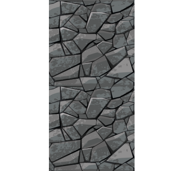 Rock Mosaic stone effect wallpaper - TenStickers