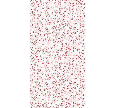 Red Branch Pattern leaf wallpaper - TenStickers