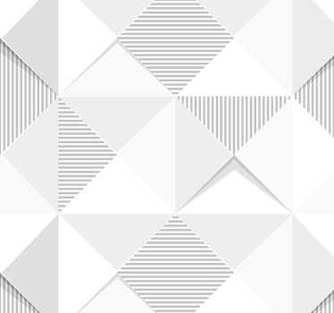 3D white squares Office Room Wallpaper - TenStickers