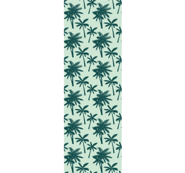 Palm Pattern Display tree wallpaper - TenStickers