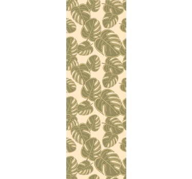Monstera Delight leaf wallpaper - TenStickers