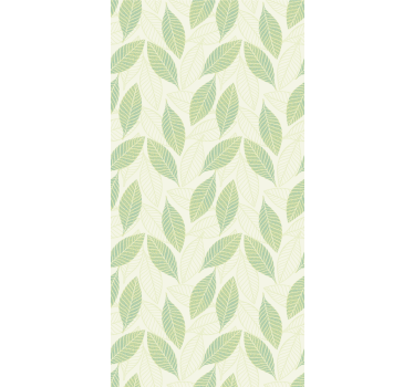 Leafy Ambiance leaf wallpaper - TenStickers