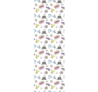 Soccer Fun Theme nursery wallpaper - TenStickers