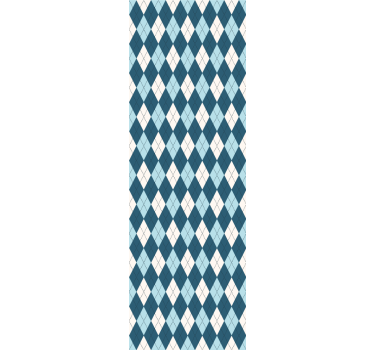 Diamond Harlequin geometric wallpaper - TenStickers