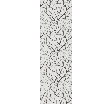 Bare Branches Pattern tree wallpaper - TenStickers