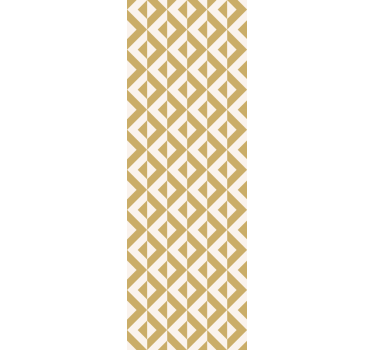 Nordic geometric mustard Lounge Wallpaper - TenStickers