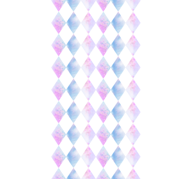 Geometric Harlequin square wallpaper - TenStickers
